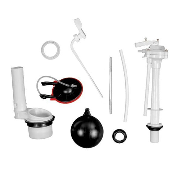 HERRAJE DELTA C/MANIJA BLANCO VENCERAMICA 0-121