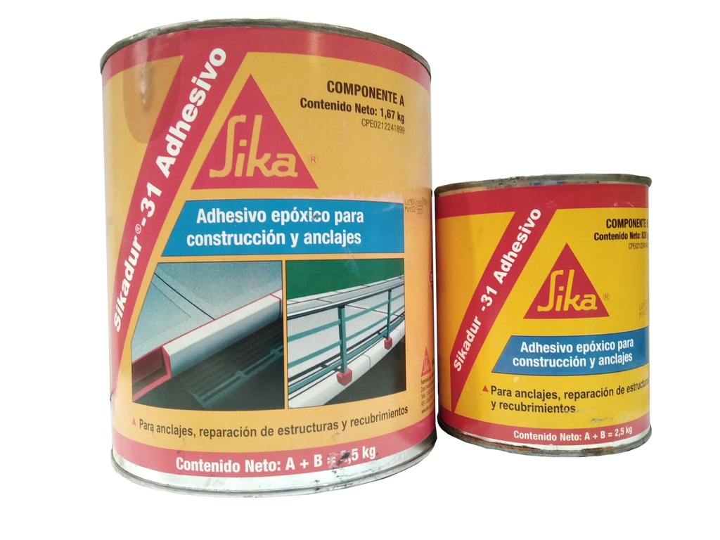 SIKADUR 31 ADHESIVO, JUEGO 2,5KG 0-165