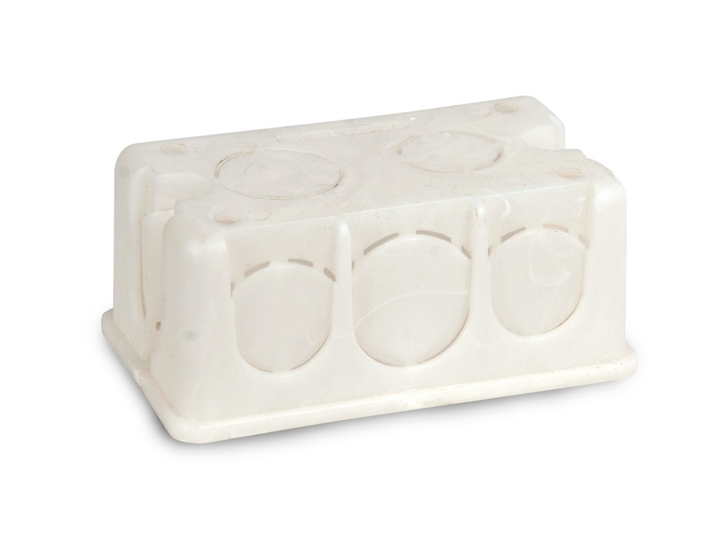 [0-205] CAJETIN RECTANGULAR COMB PLASTICO 4x2 IMPLASVEN 0-205