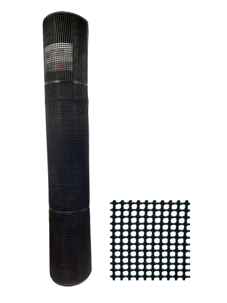 MALLA CEDAZO 3x3 30x1,45MTS NEGRO TRICAL 0-215