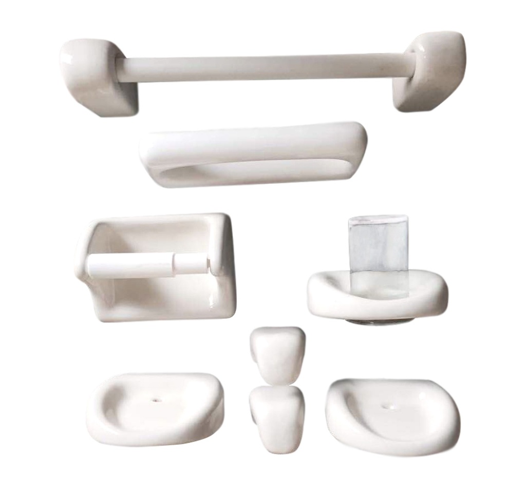 ACCESORIO DE BAÑO CERAMICA 5 PZA VERONA 0-266