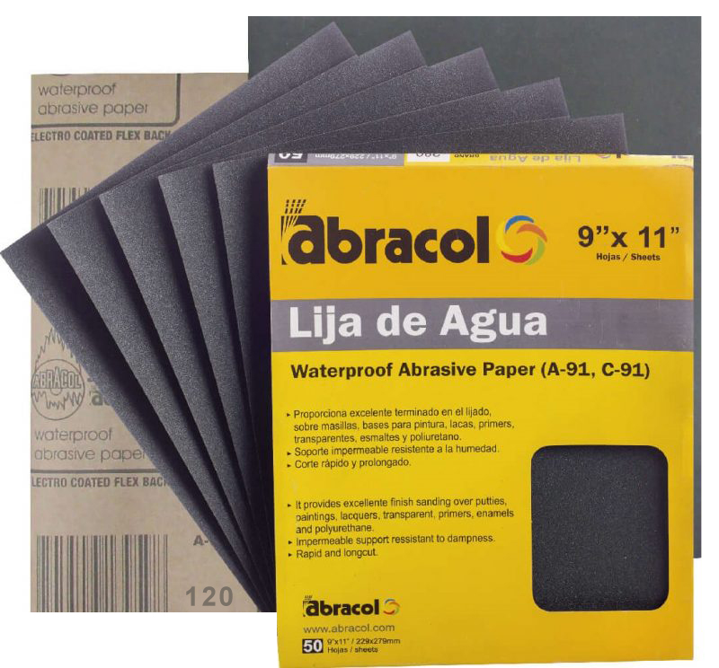 LIJA GRANO 120 ABRACOL 0-350