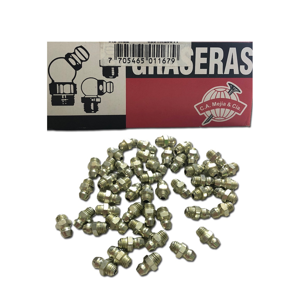 GRASERA 1/4" U.N.F 11 RECTA x 200 UNID MEJIA 0-391