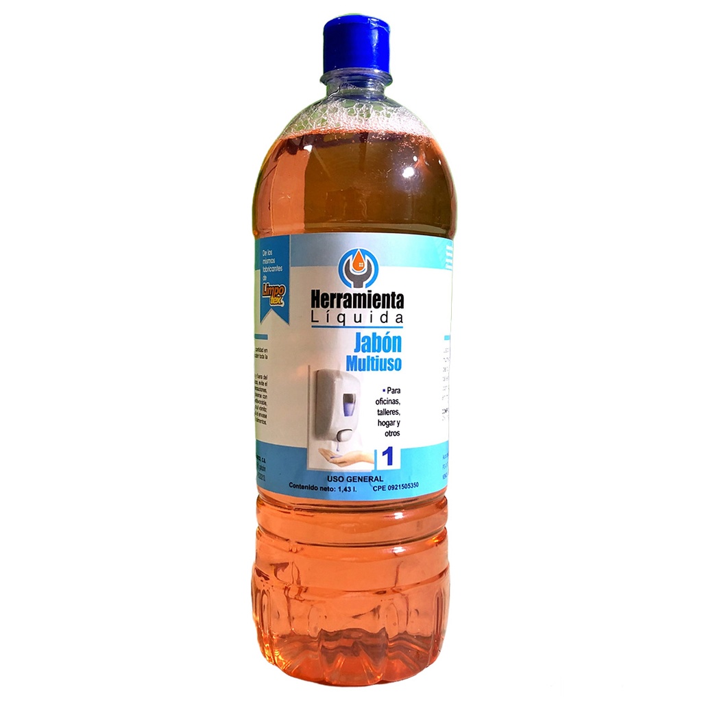 JABON MULTIUSO MANOS 1.43 L DISORCA 0-406