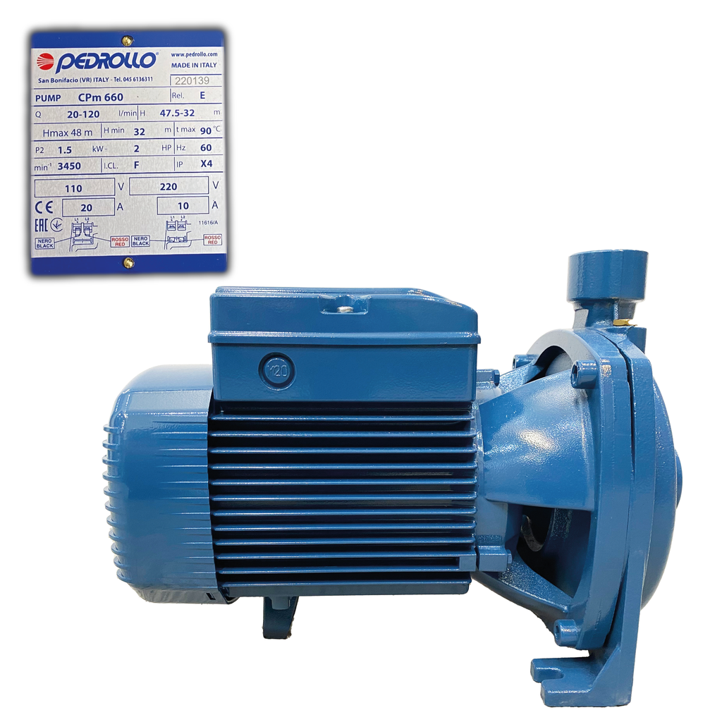 [0-591] BOMBA CENTRIFUGA CPM660 2" HP PEDROLLO 0-591