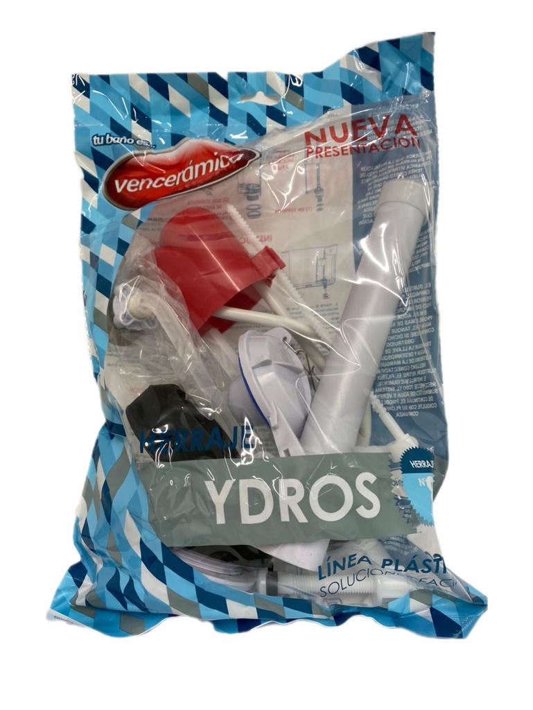 HERRAJE YDROS C/BOTON VENCERAMICA 0-608