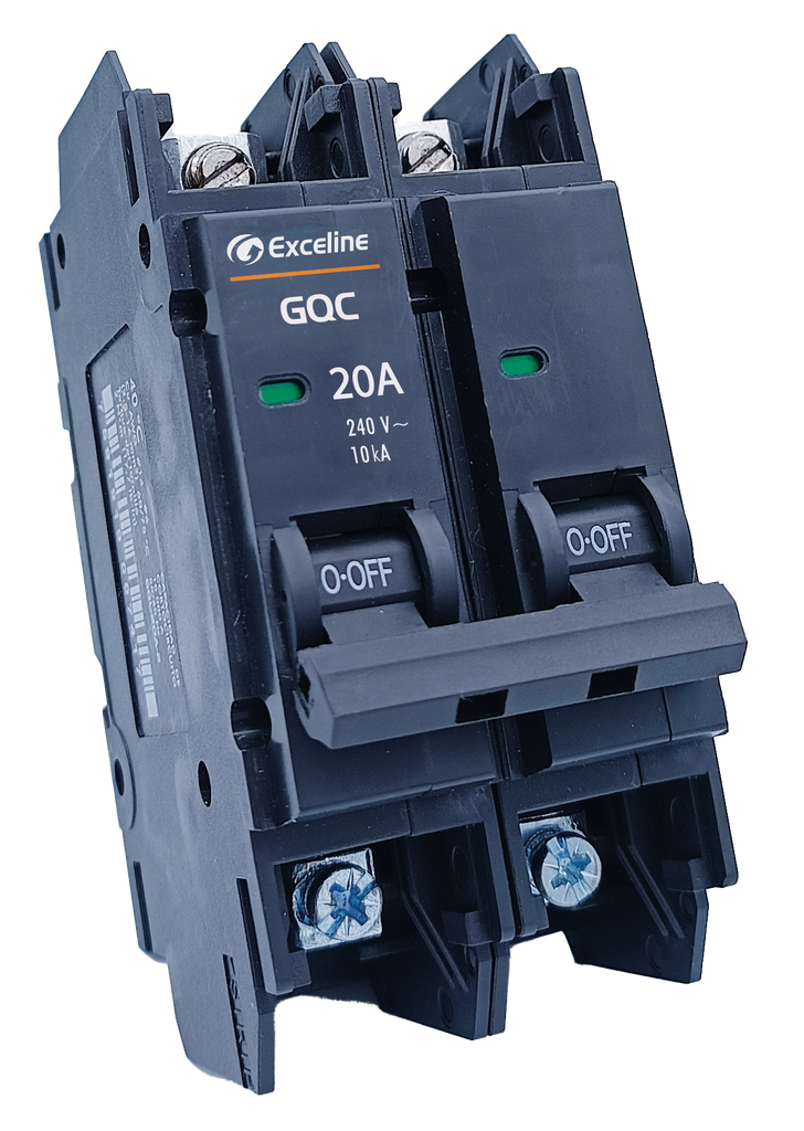BREAKER SUPERFICIAL GQC 2x20A EXCELINE 0-658
