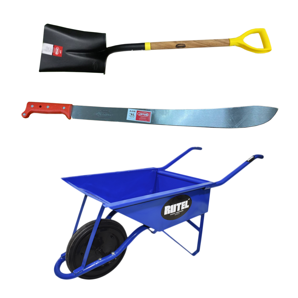 COMBO CARRET GUERR, RULA 24, PALA CUAD RUTEL 0-687