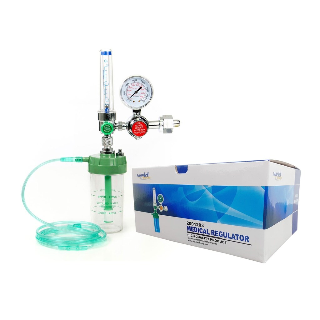 REGULADOR DE OXIGENO C/ FLUJOMETRO WELDTECH 1-163