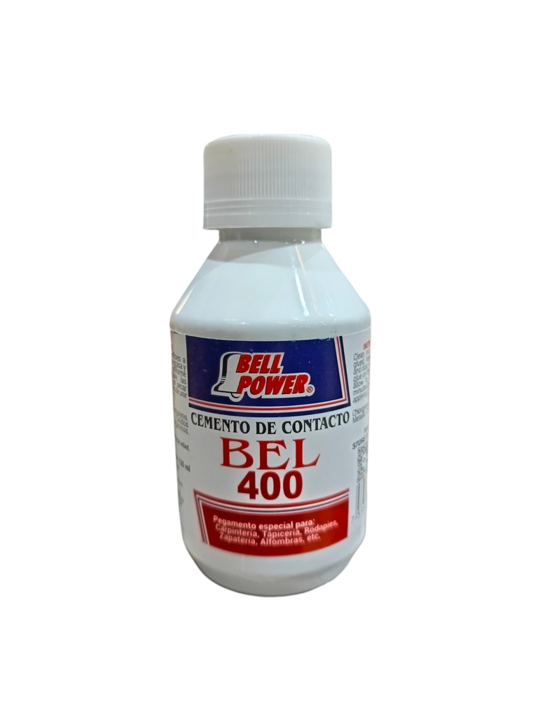 CEMENTO CONTACTO x 1/32 (120ML) BELL 400 POWER 1-186