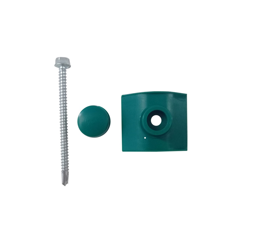 SET DE FIJACON ONDULADO VERDE Unidades 1-404