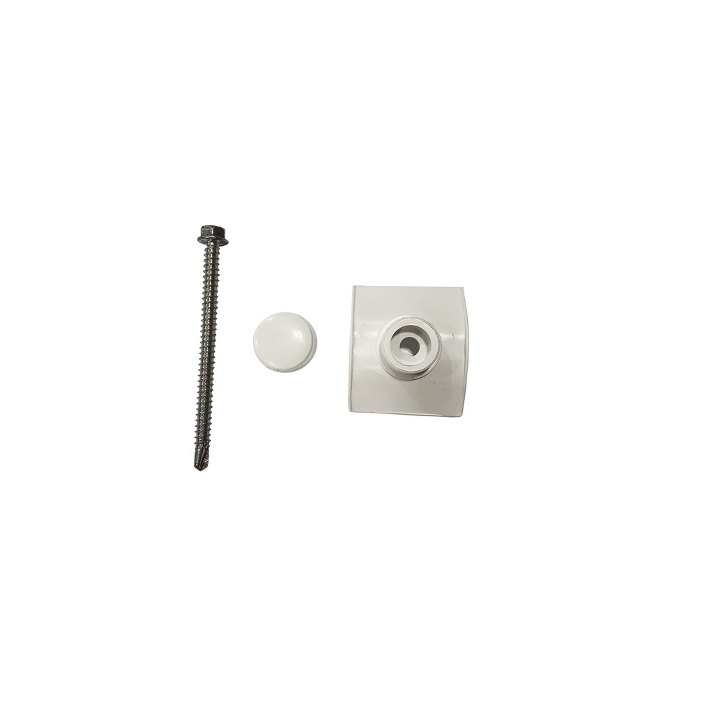 SET DE FIJACON ONDULADO BLANCO Unidades 1-406