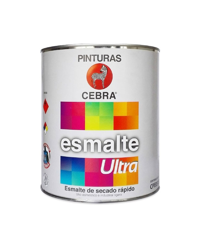 PINTURA ESMALTE ROJO VIVO x 1/4 CEBRA TIPO B 1-562