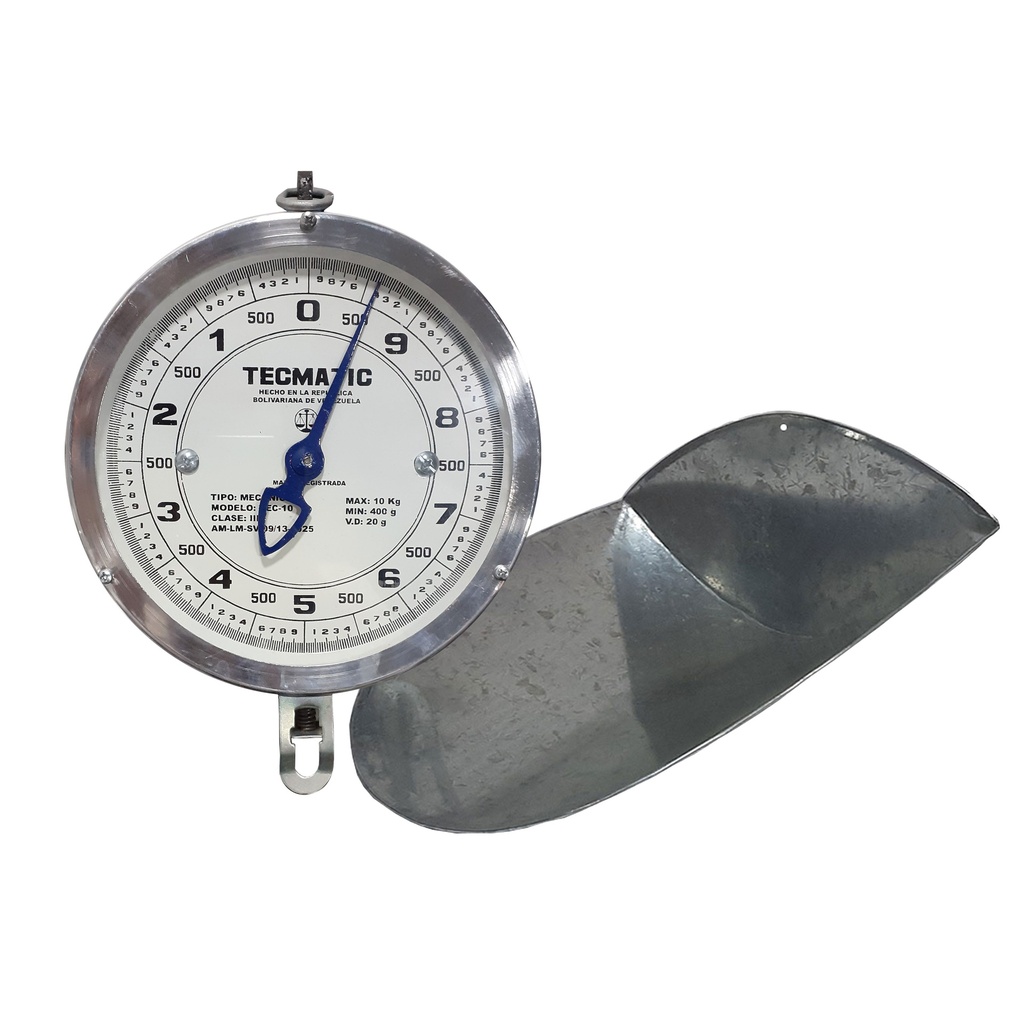 BALANZA PARA COLGAR 10 KG TECHNO-MATIC 1-610 (bascula)