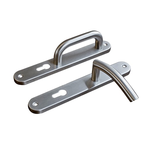 MANILLA INOXIDABLE PLATEADA CURVA VISALOCK  1-715