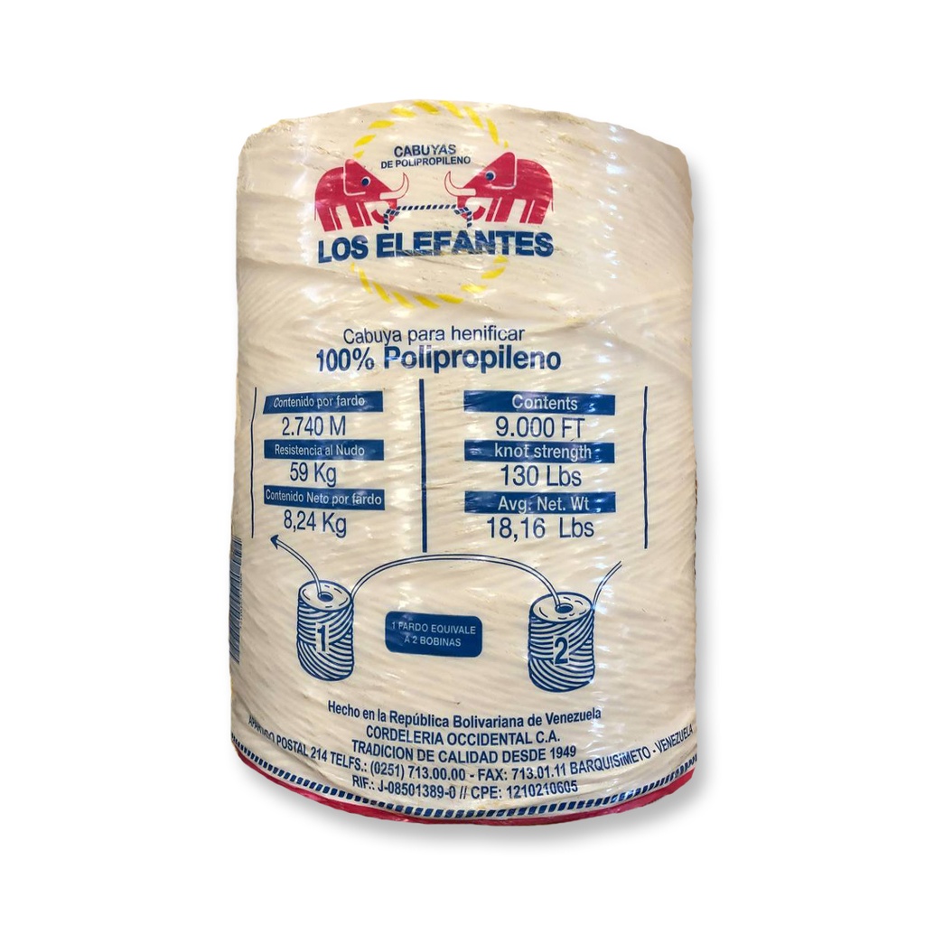 CORDEL BALER TWINE 27x1 PAR 1-720