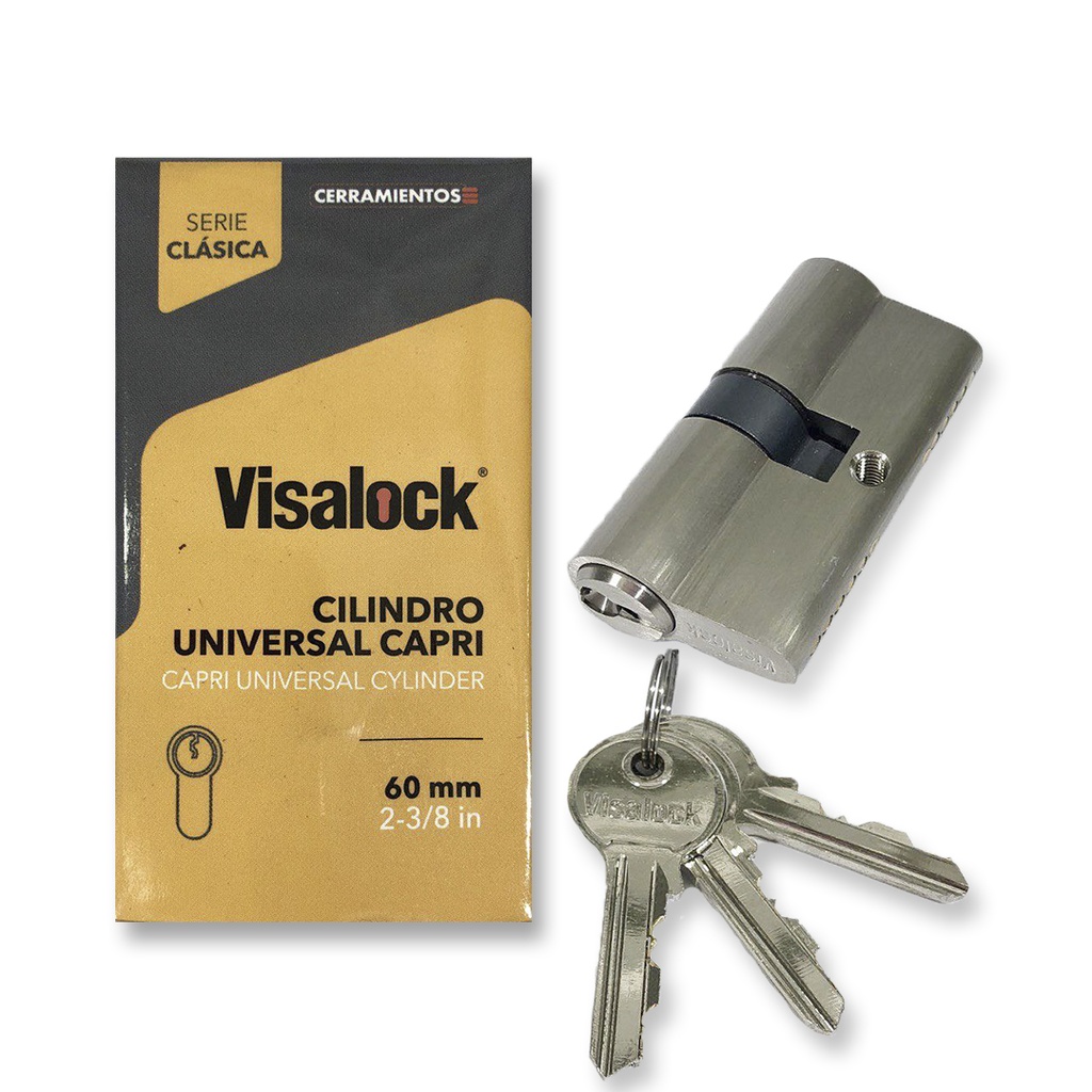 CILINDRO TIPO PERA 60 MM VISALOCK 1-738