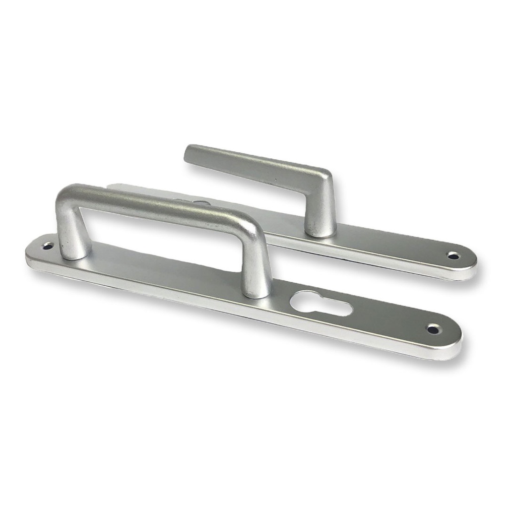 MANILLA ALUMINIO FIJO/MOVIL PLATA VISALOCK 1-749