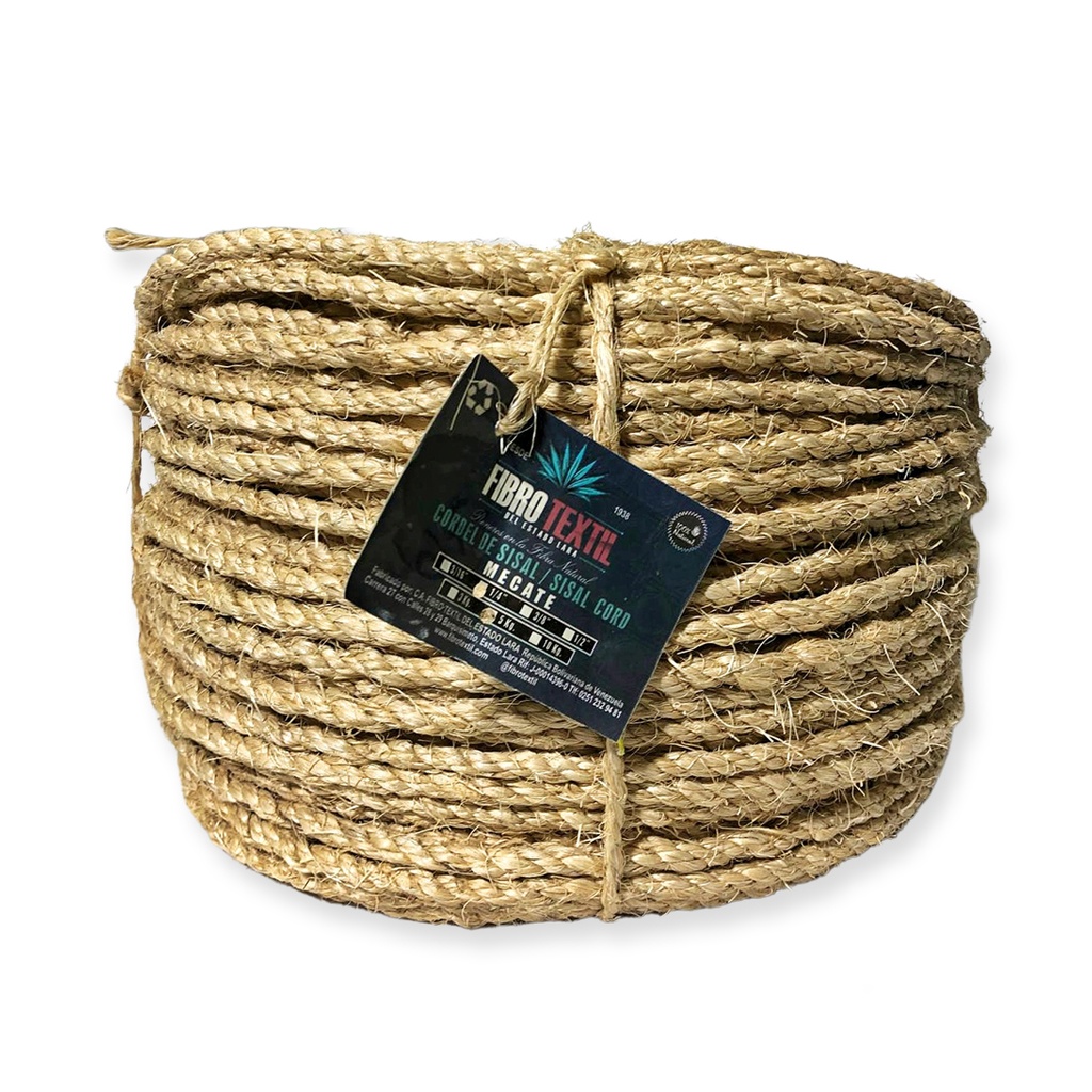 MECATE SISAL 1/4 x 10,5 KG FIBRO TEXTIL 1-764