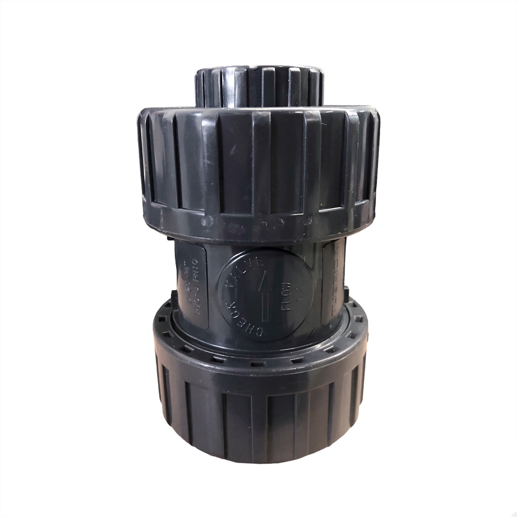 VALVULA CHECK PVC DOBLE UNION UNIV. x 3/4" TUBRICA 1-842