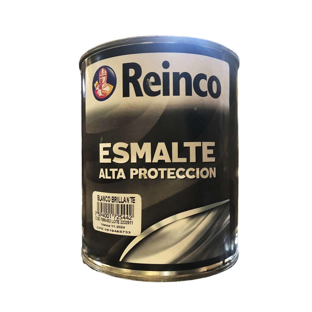 PINTURA ESMALTE BLANCO BRILLANTE x 1/4 REINCO 1-889