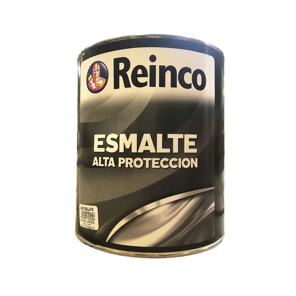 PINTURA ESMALTE NEGRO BRILLANTE x GALON REINCO 1-890