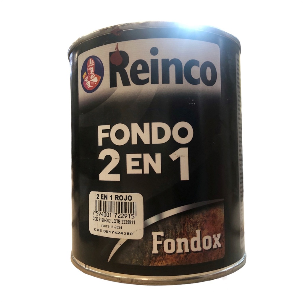 FONDO ROJO 2 EN 1 x 1/4 REINCO 1-891
