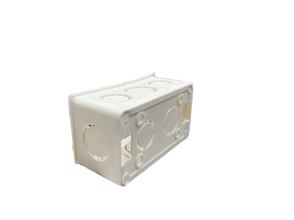 [1-979] CAJETIN RECTANGULAR COMB PLASTICO 4x2 FEMOI 1-979