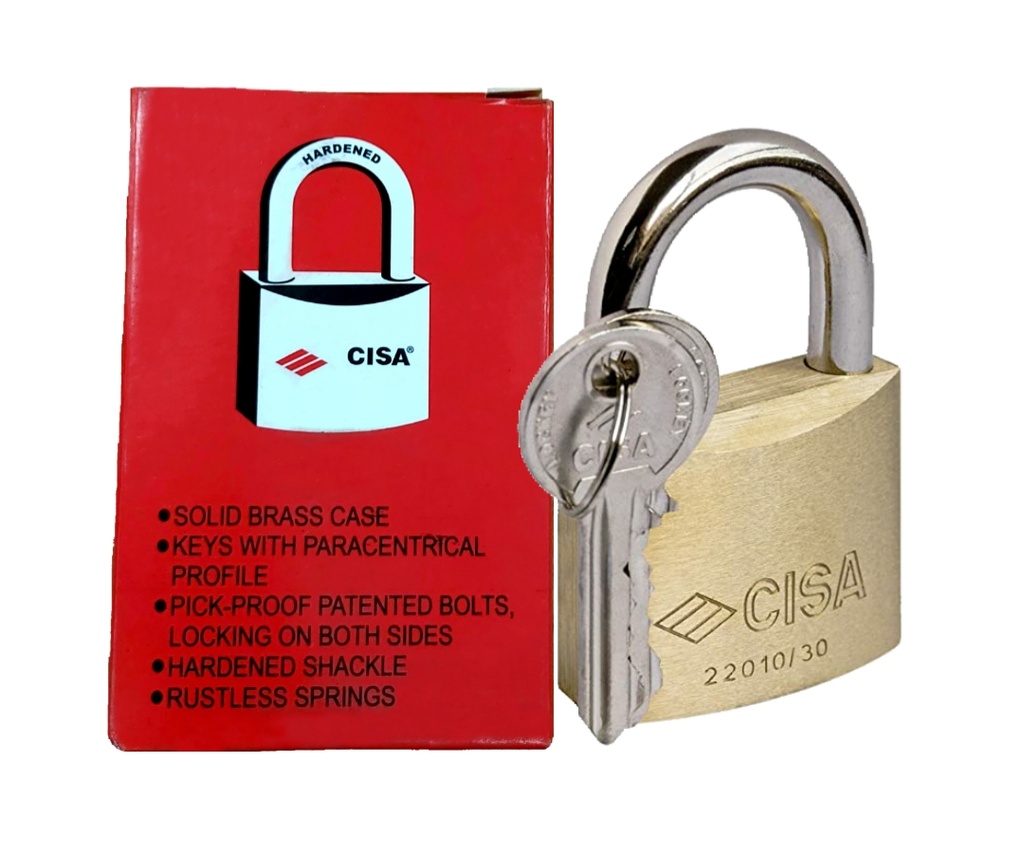 CANDADO LATON 30MM CISA 2-100