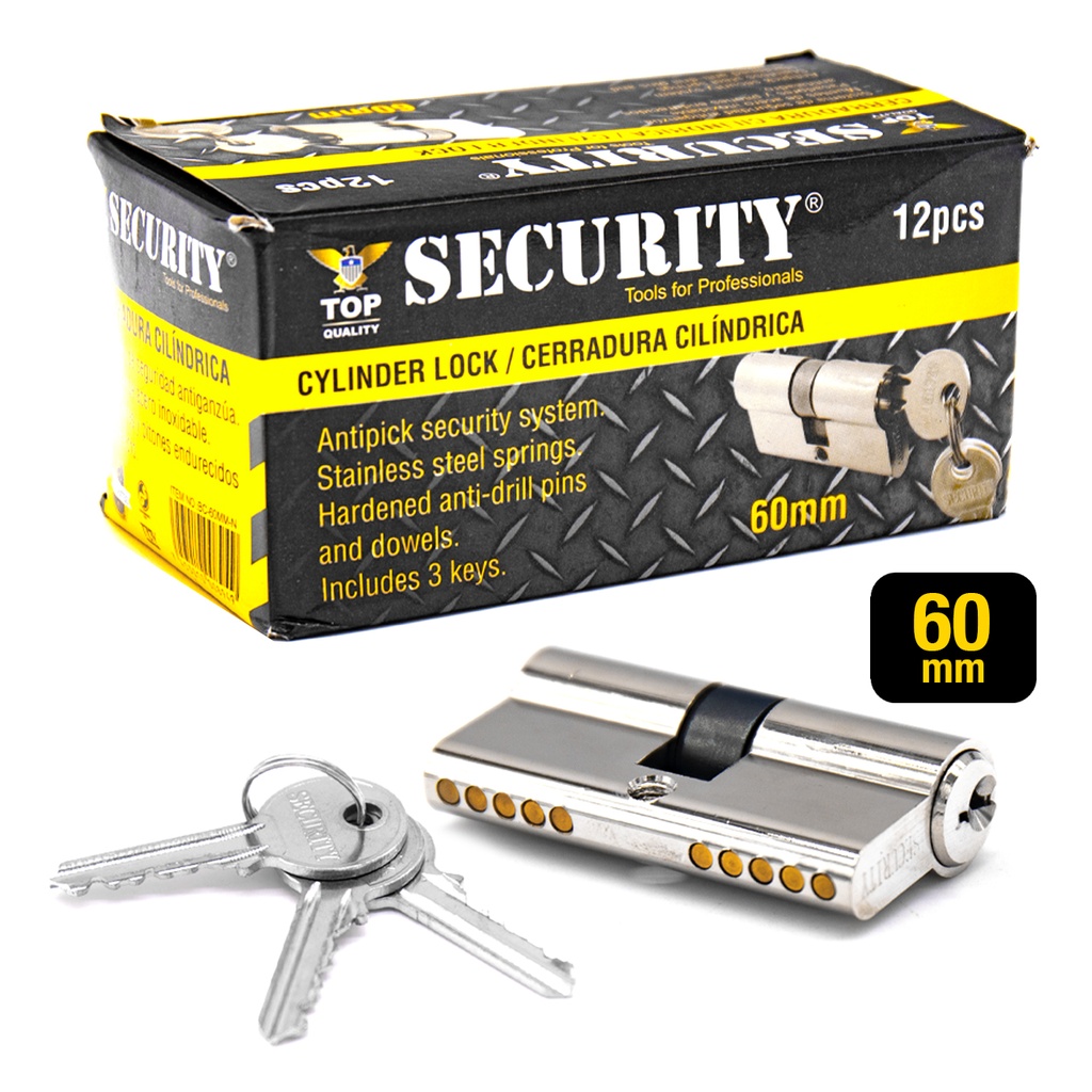 CILINDRO TIPO PERA 60 MM SECURITY 2-126