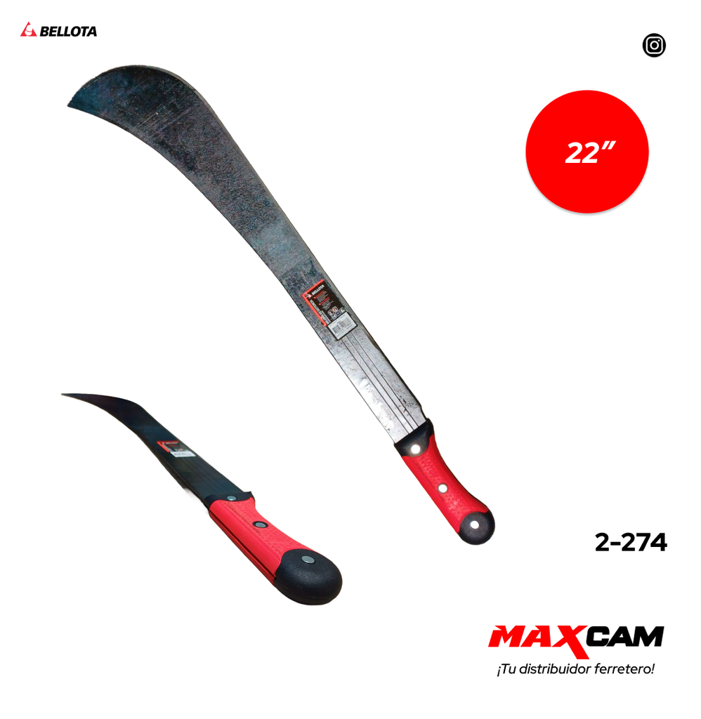 MACHETE LINIERO M/BIM 22" 1778-22NBM BELLOTA 2-274