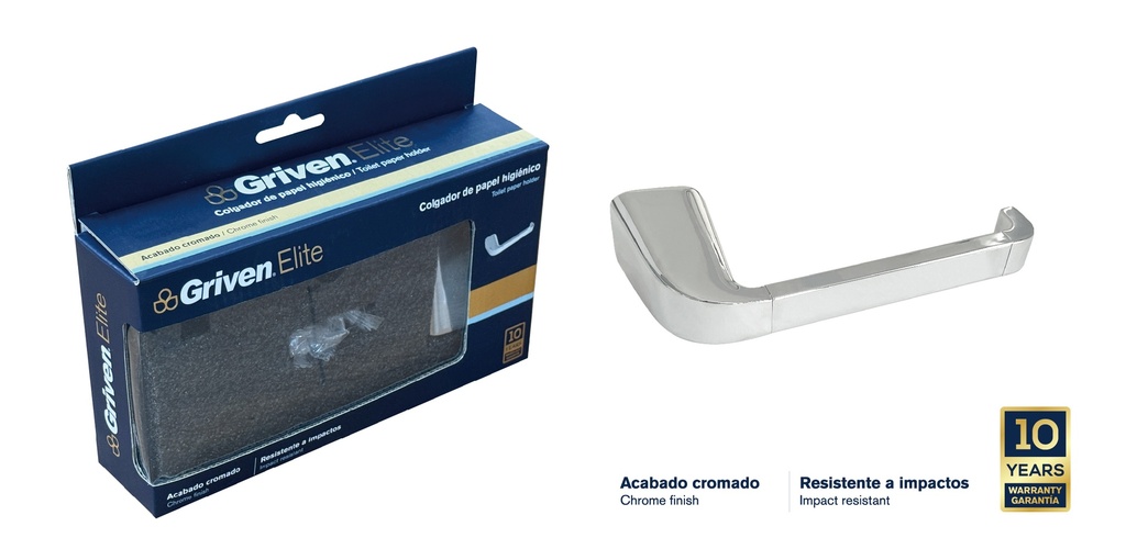 SOPORTE P/PAPEL HIGIENICO GRIVEN ELITE 9-234