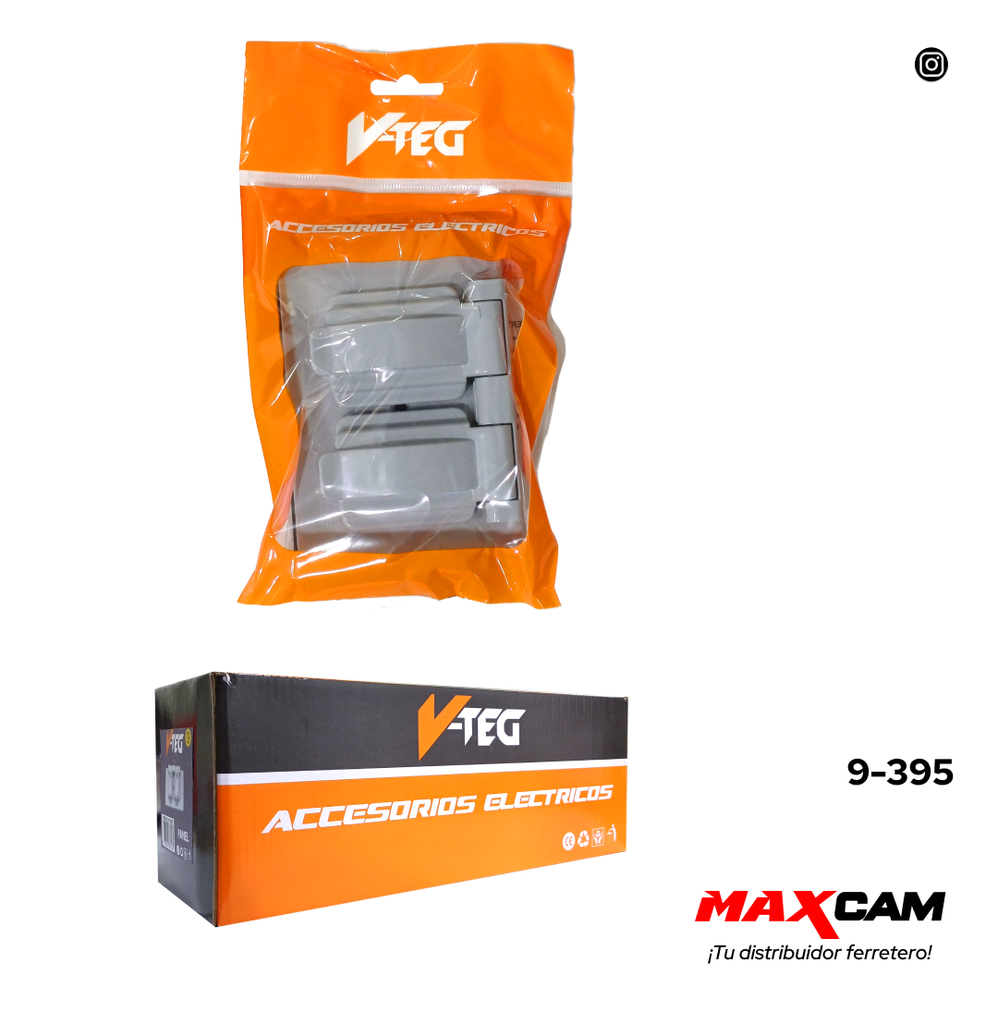 TAPA EXTERIOR P/TOMACORRIENTE V-TEG 9-395
