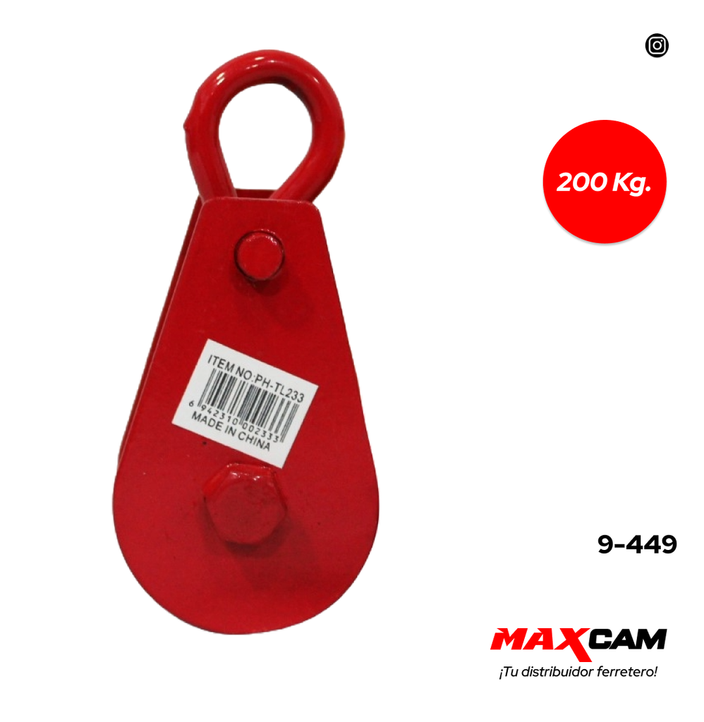 POLEA 200 KG 9-449