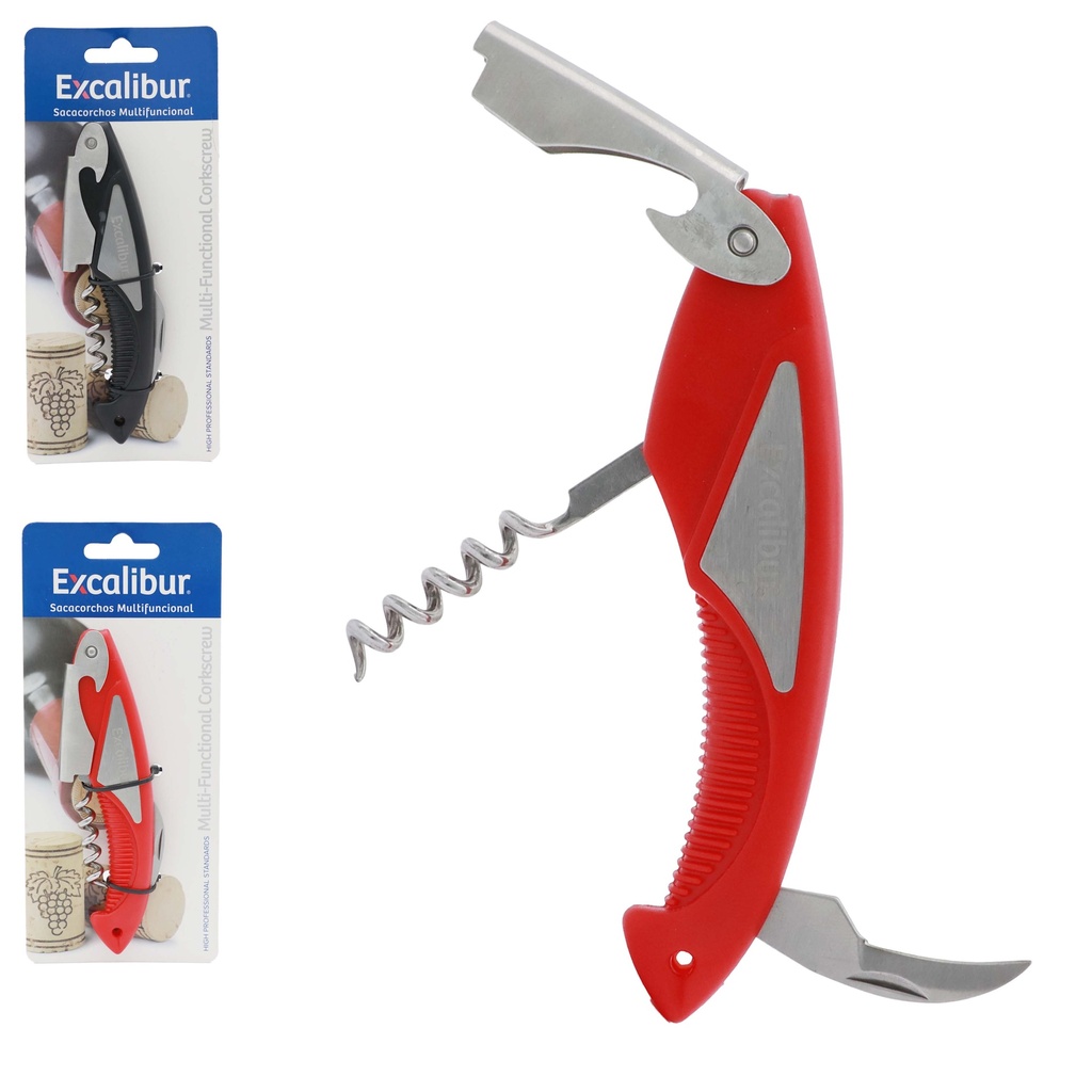 SACACORCHOS MULTIFUNCIONAL EXCALIBUR 9-554