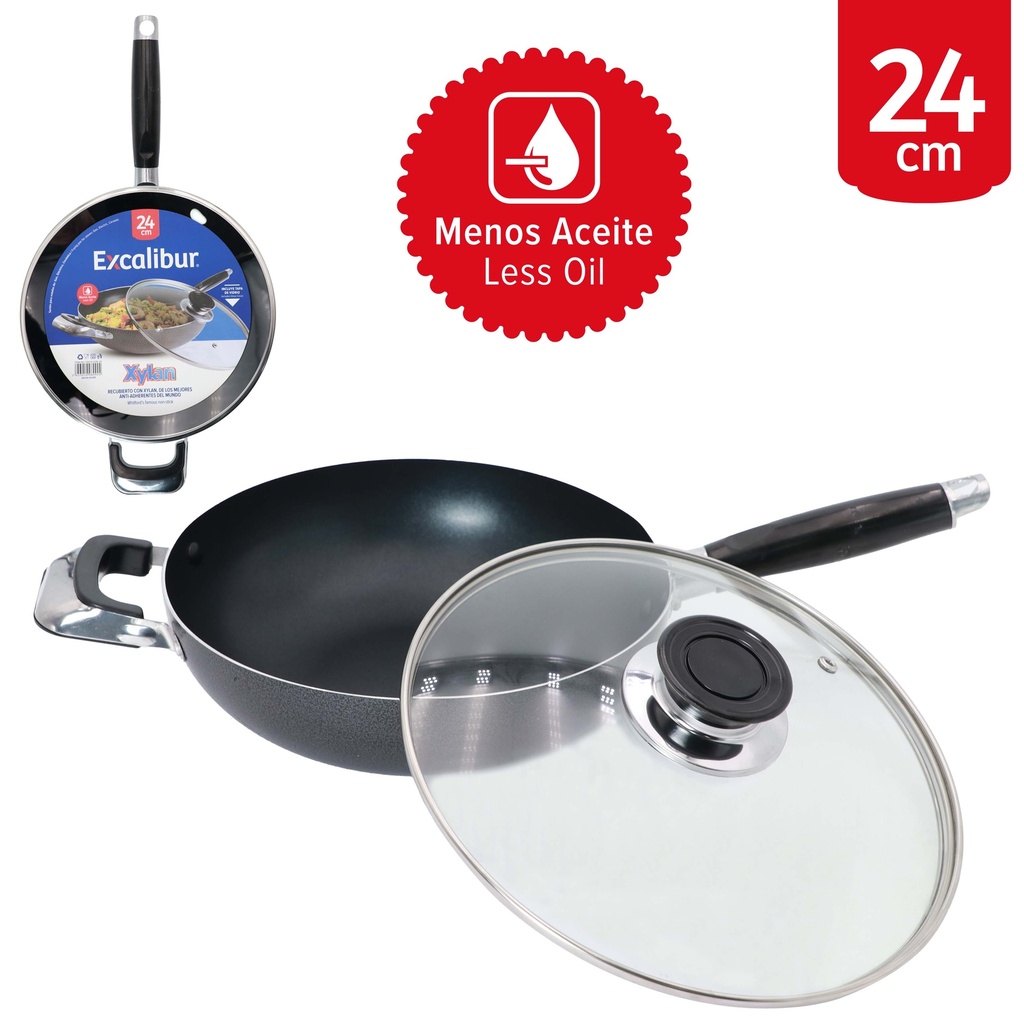 SARTEN CON TAPA 24CM EXCALIBUR 9-559