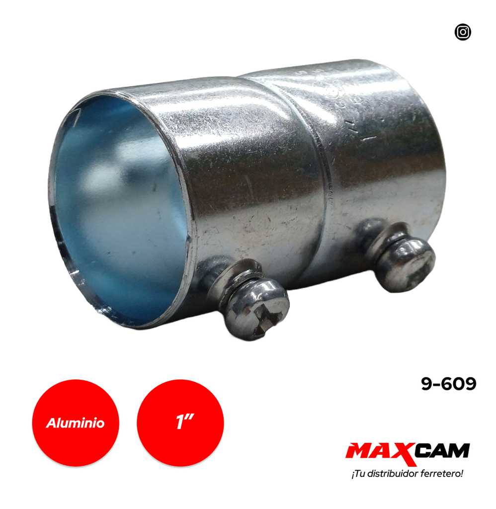 CONECTOR EMT S/ROSCA x 1" x UNID V-TEG 9-609