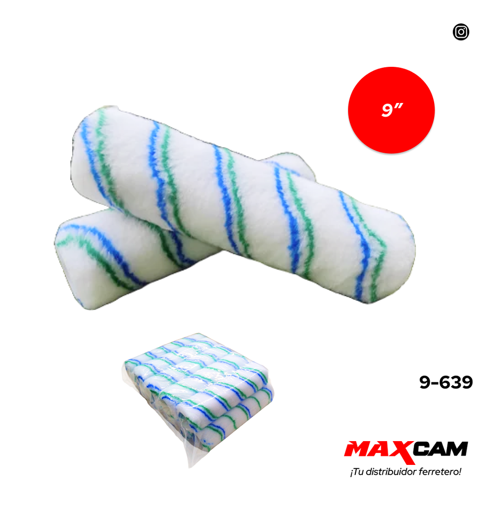 FUNDA PELO MEDIO 9" x 10 UNID  DIESEL T 9-639