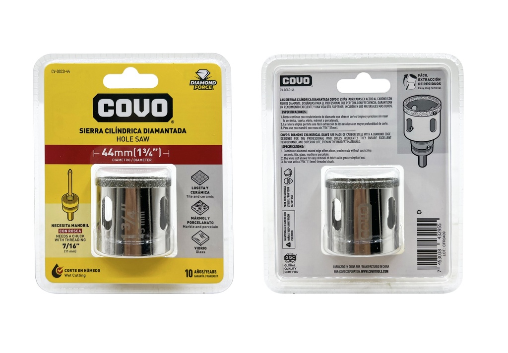 SIERRA COPA DIAMANTADA x 1 3/4" COVO 9-685