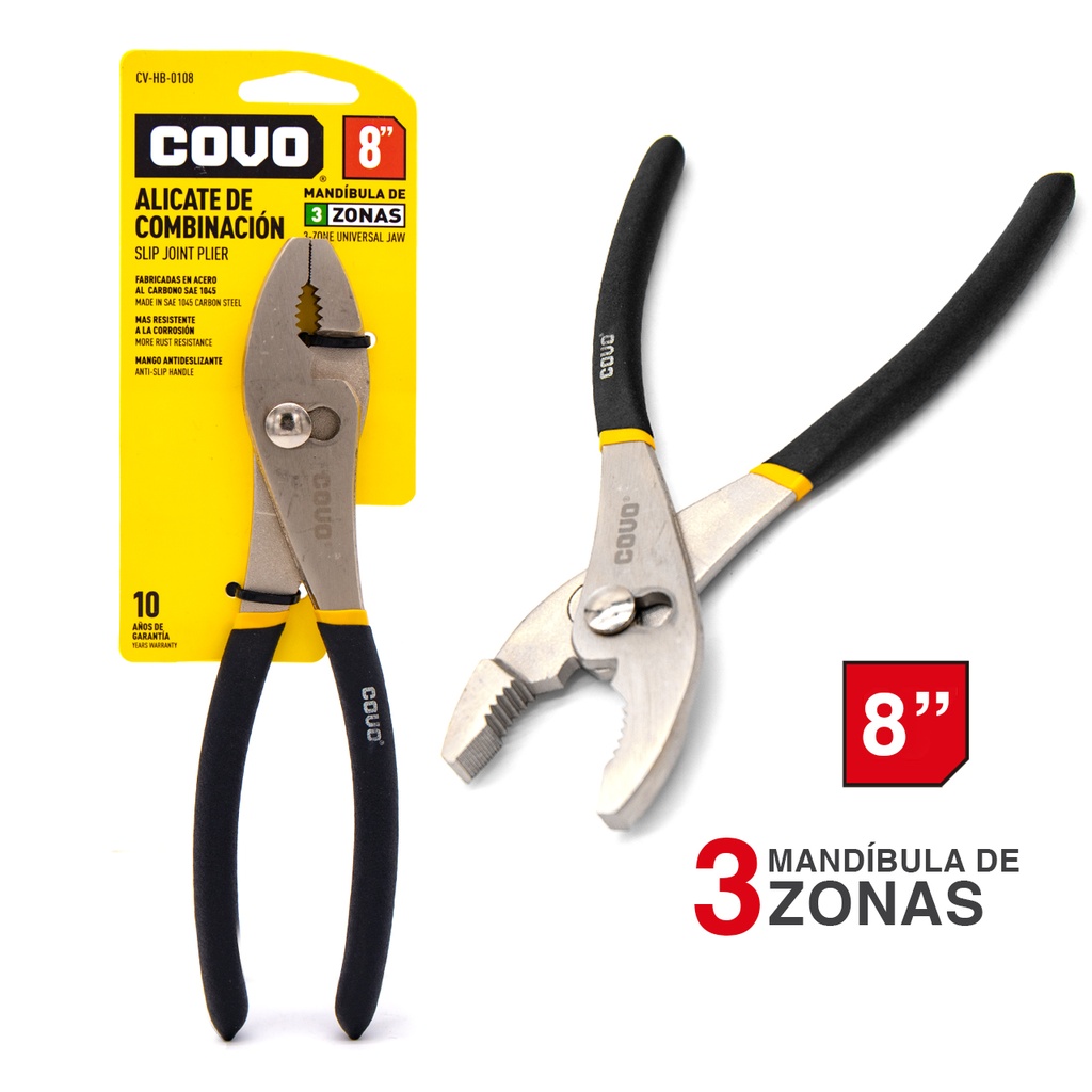 ALICATE MECANICO 8" COVO 4-827