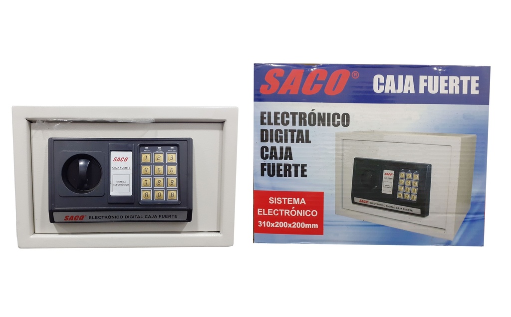 CAJA FUERTE  31x20x20CM SACO 4-912