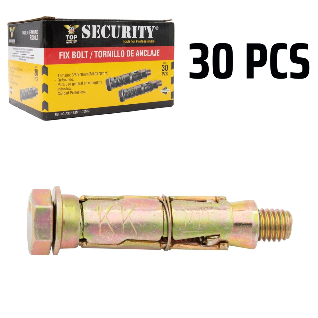 RAMPLUG METALICOS x 3/8 Unidades SECURITY 5-082
