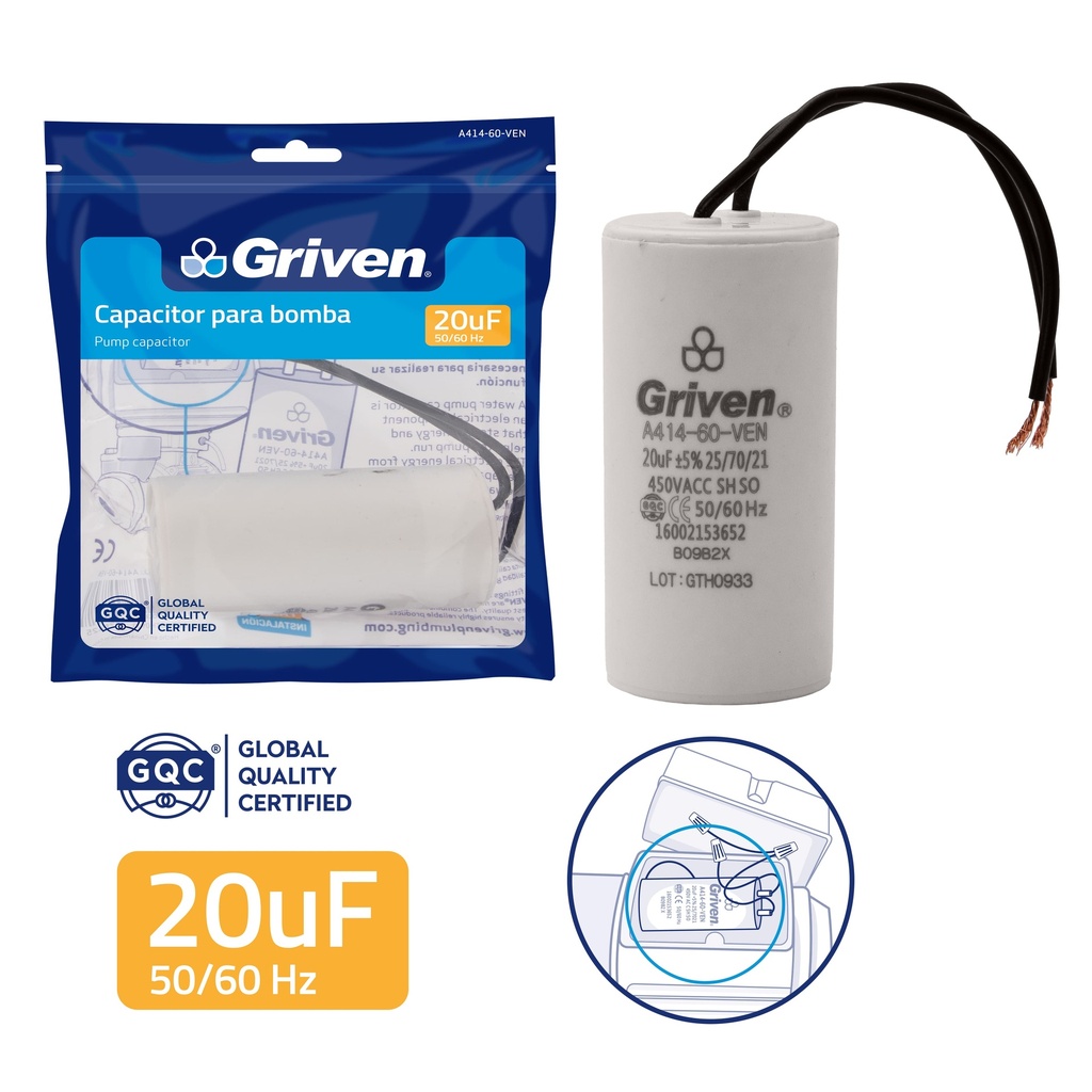 CONDENSADOR DE BOMBA GRIVEN 5-119