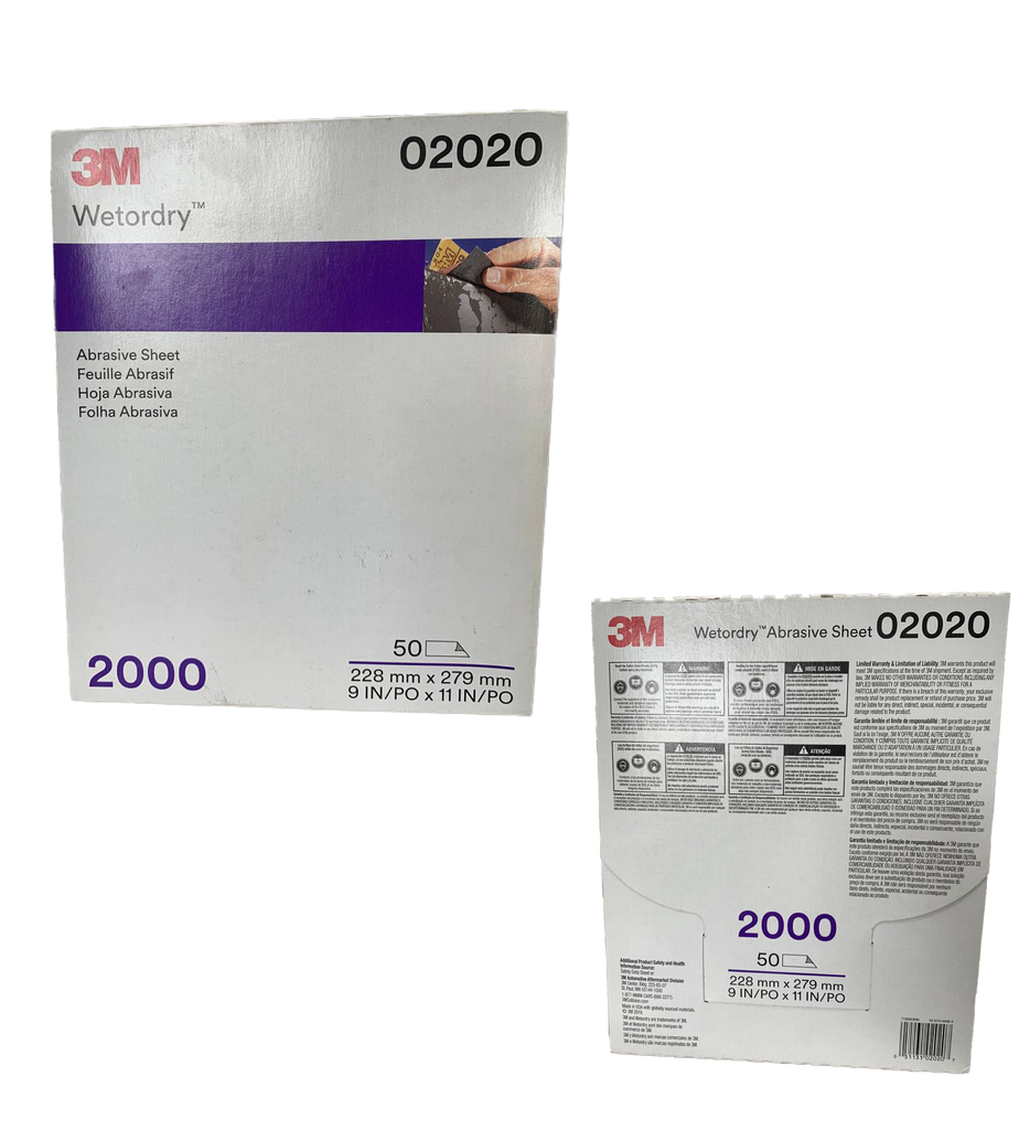 LIJA GRANO 2000 3M (IMPORTADA) 2-485