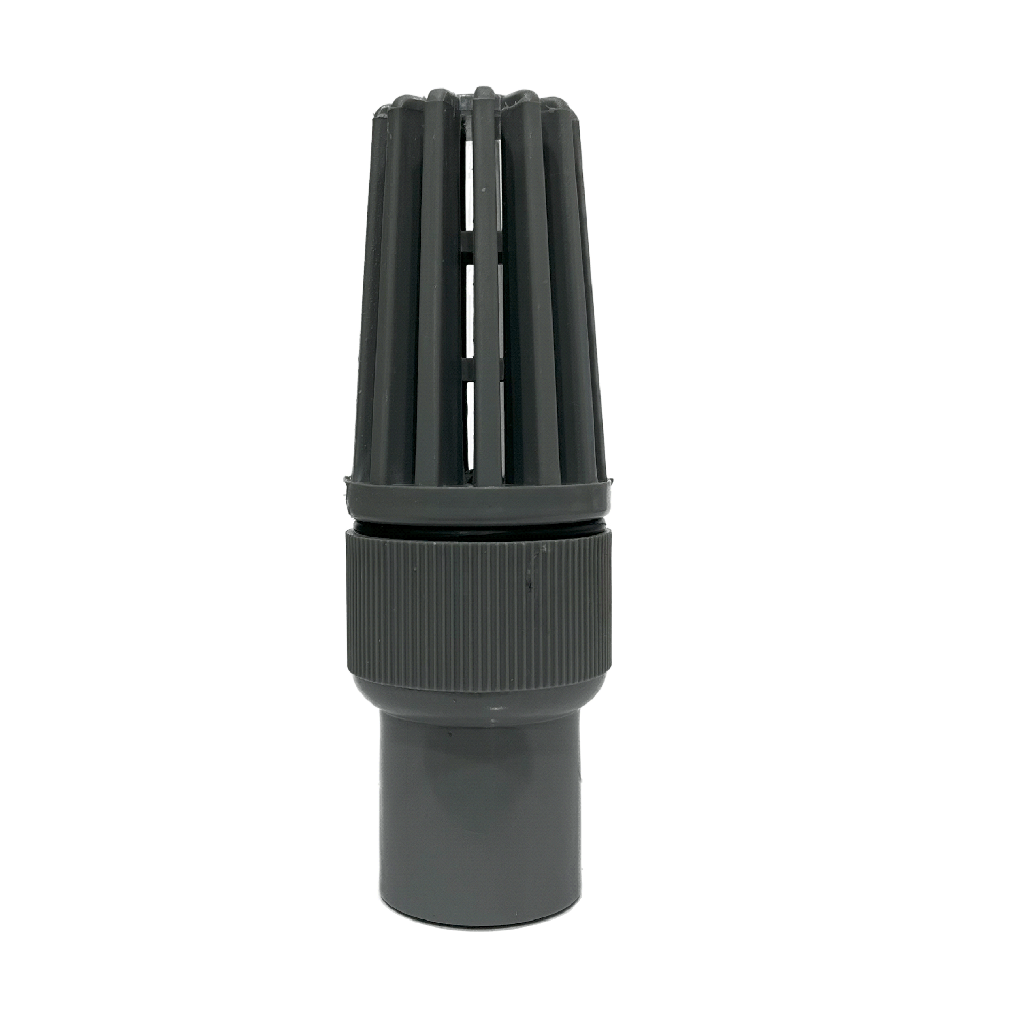VALVULA CHECK 1" ROSCA C/FILTRO GRIS 8-196