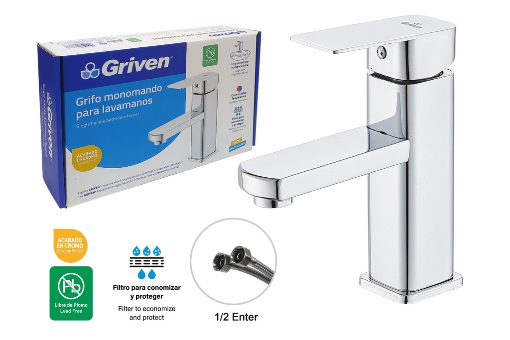 LLAVE LAVAMANO MONOMANDO GRIVEN 8-220