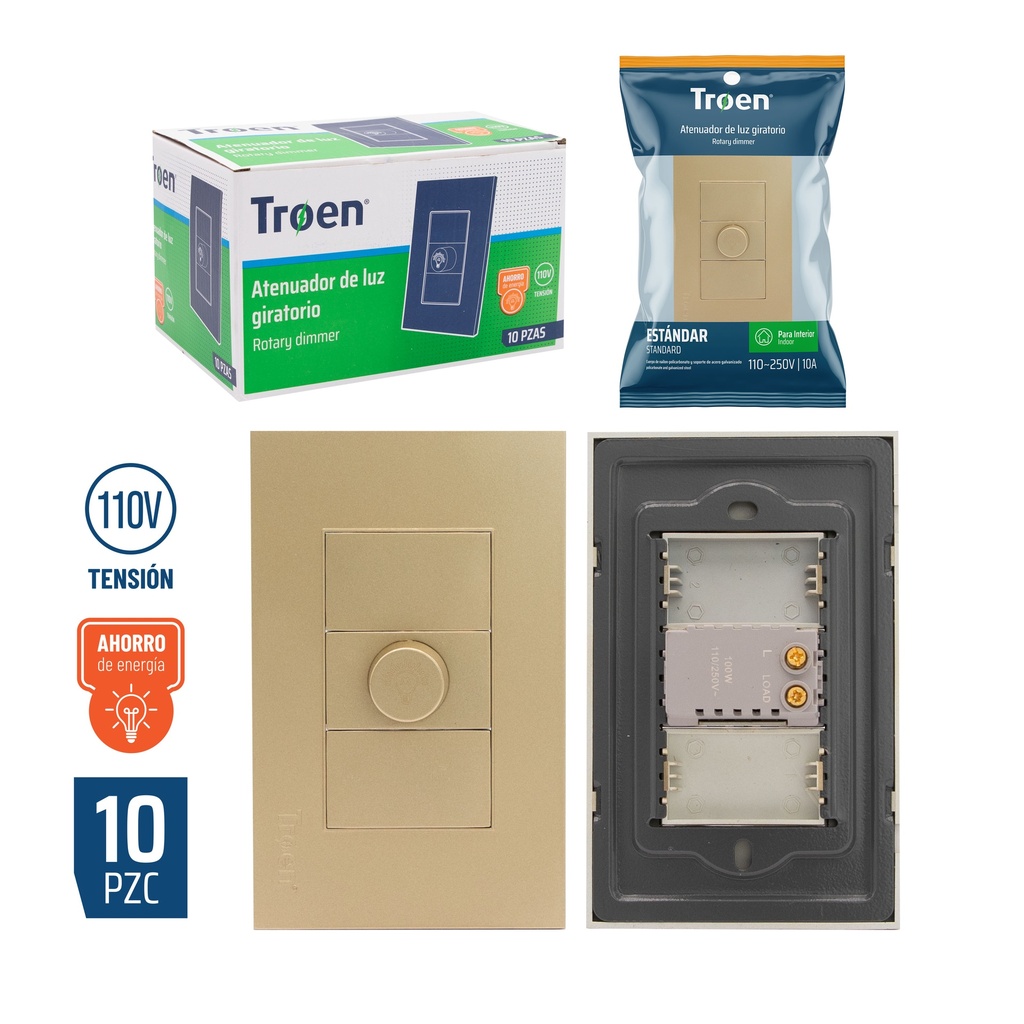 INTERRUPTOR DIMMER GOLD TROEN 8-378