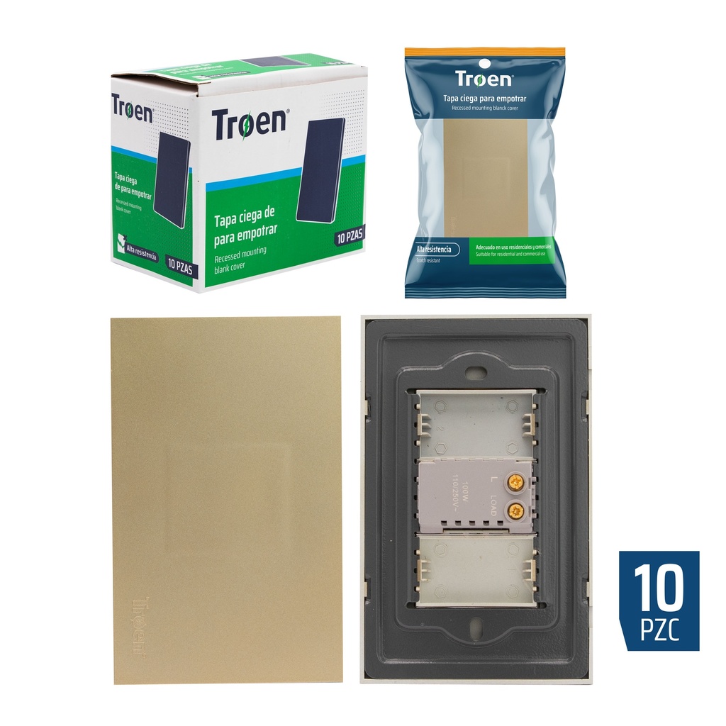 TAPA CIEGA GOLD TROEN 8-379