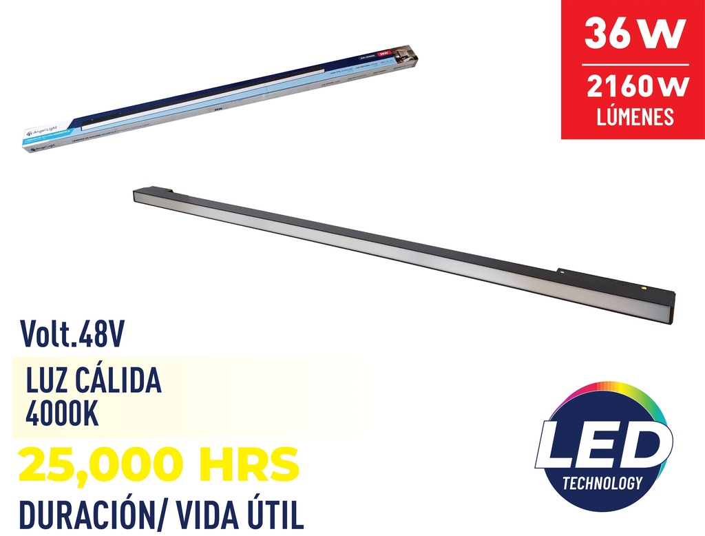 LAMPARA LED MAGNETICA 36W ANGEL LIGHT 8-394