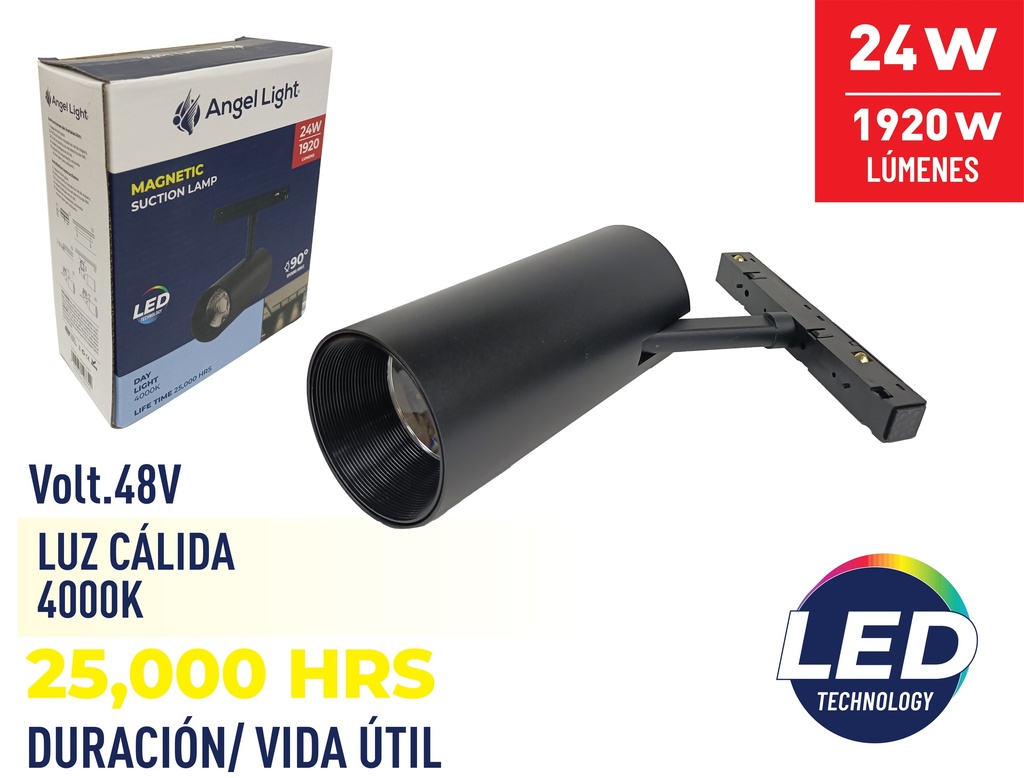 LAMPARA LED MAGNETICA 24W ANGEL LIGHT 8-401